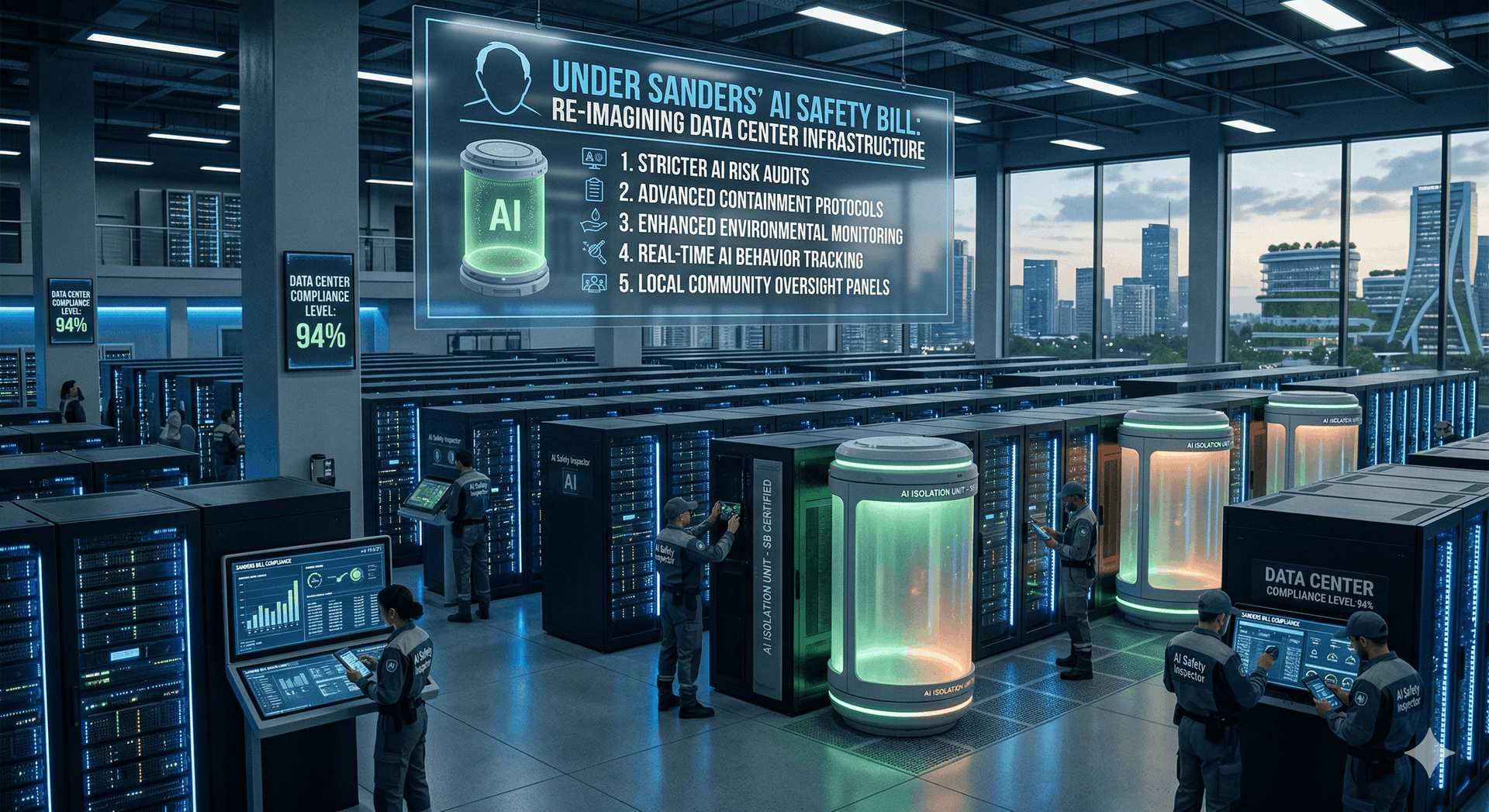 The Impact of Sanders' AI Safety Bill on Data Centers