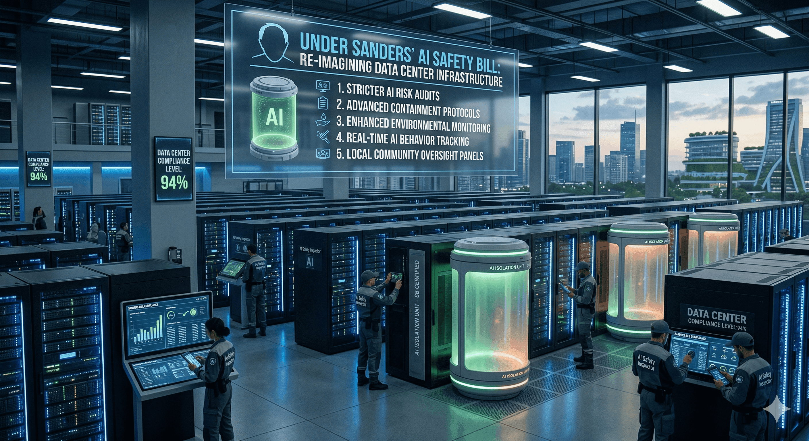 The Impact of Sanders' AI Safety Bill on Data Centers