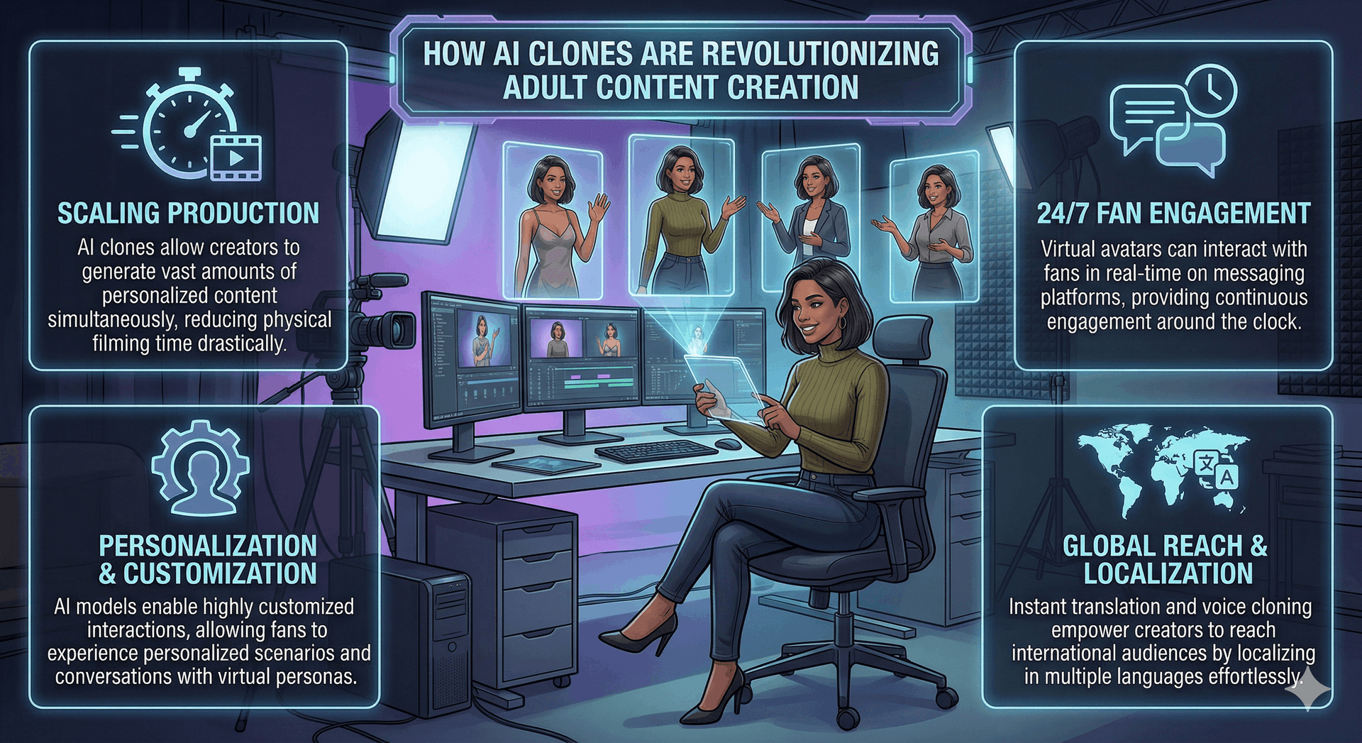 How AI Clones are Revolutionizing Adult Content Creation