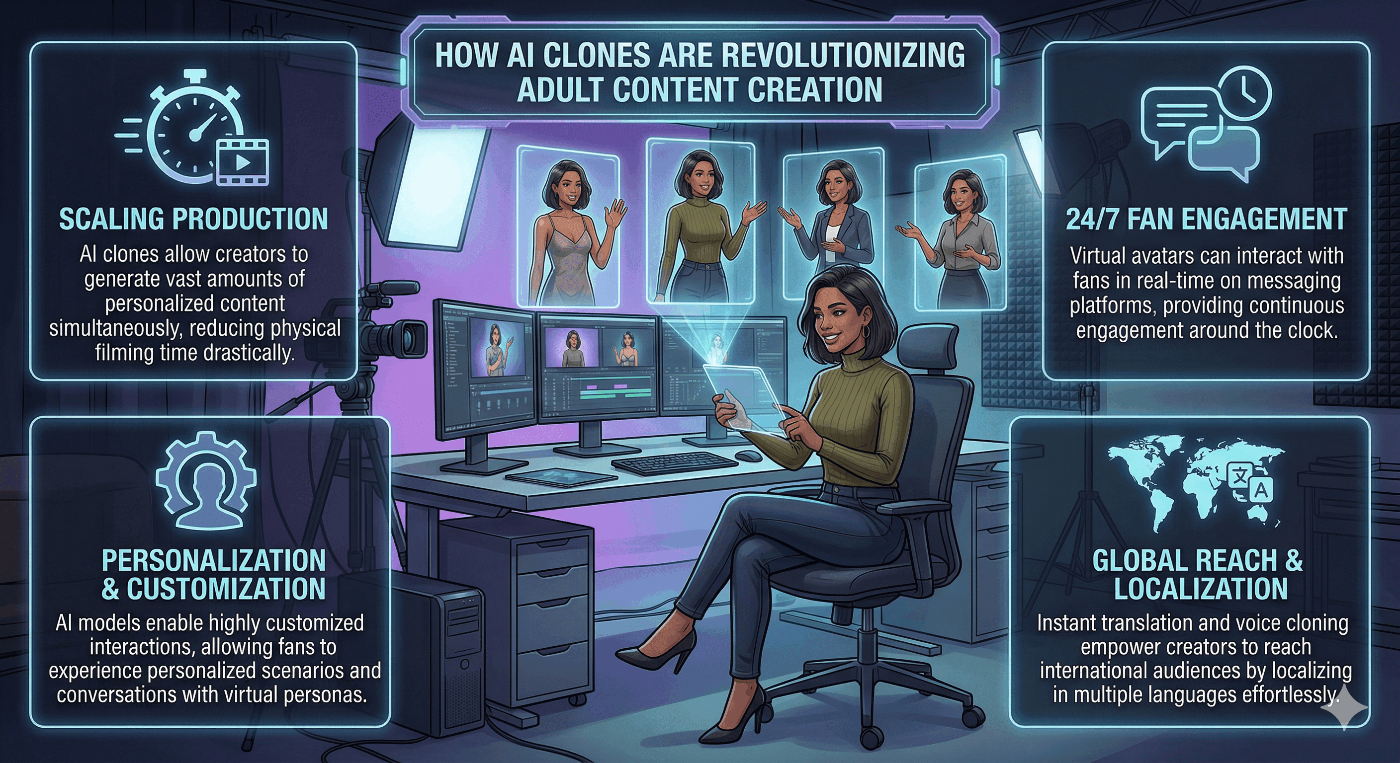 How AI Clones are Revolutionizing Adult Content Creation