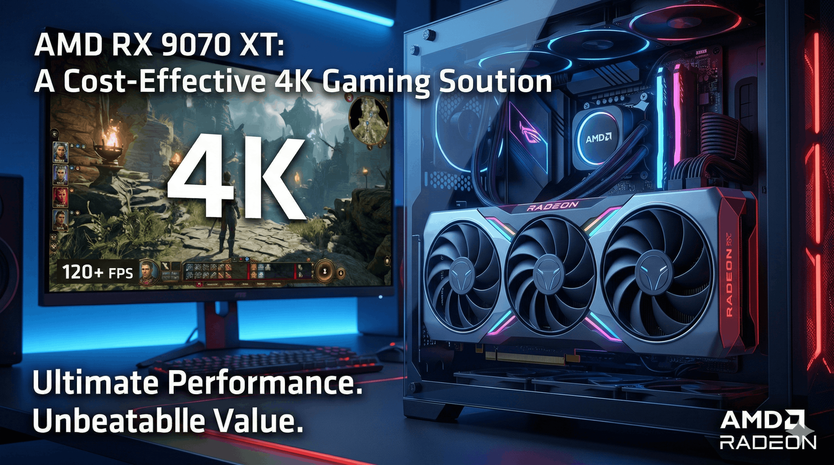 AMD RX 9070 XT: A Cost-Effective 4K Gaming Solution