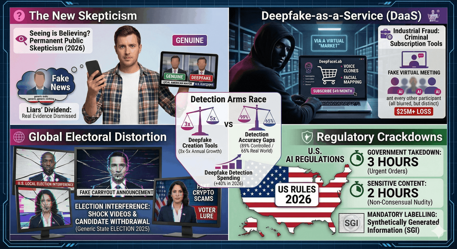 Understanding the Rising Influence of AI Deepfakes