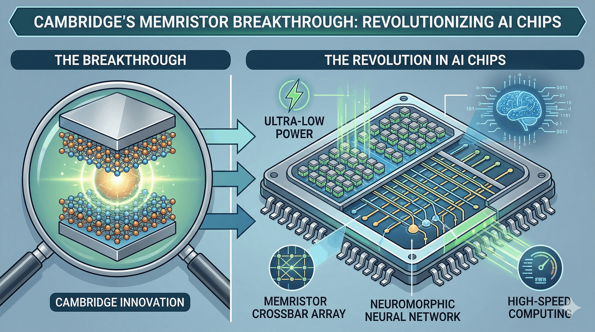 Cambridge's Memristor Breakthrough: Revolutionizing AI Chips