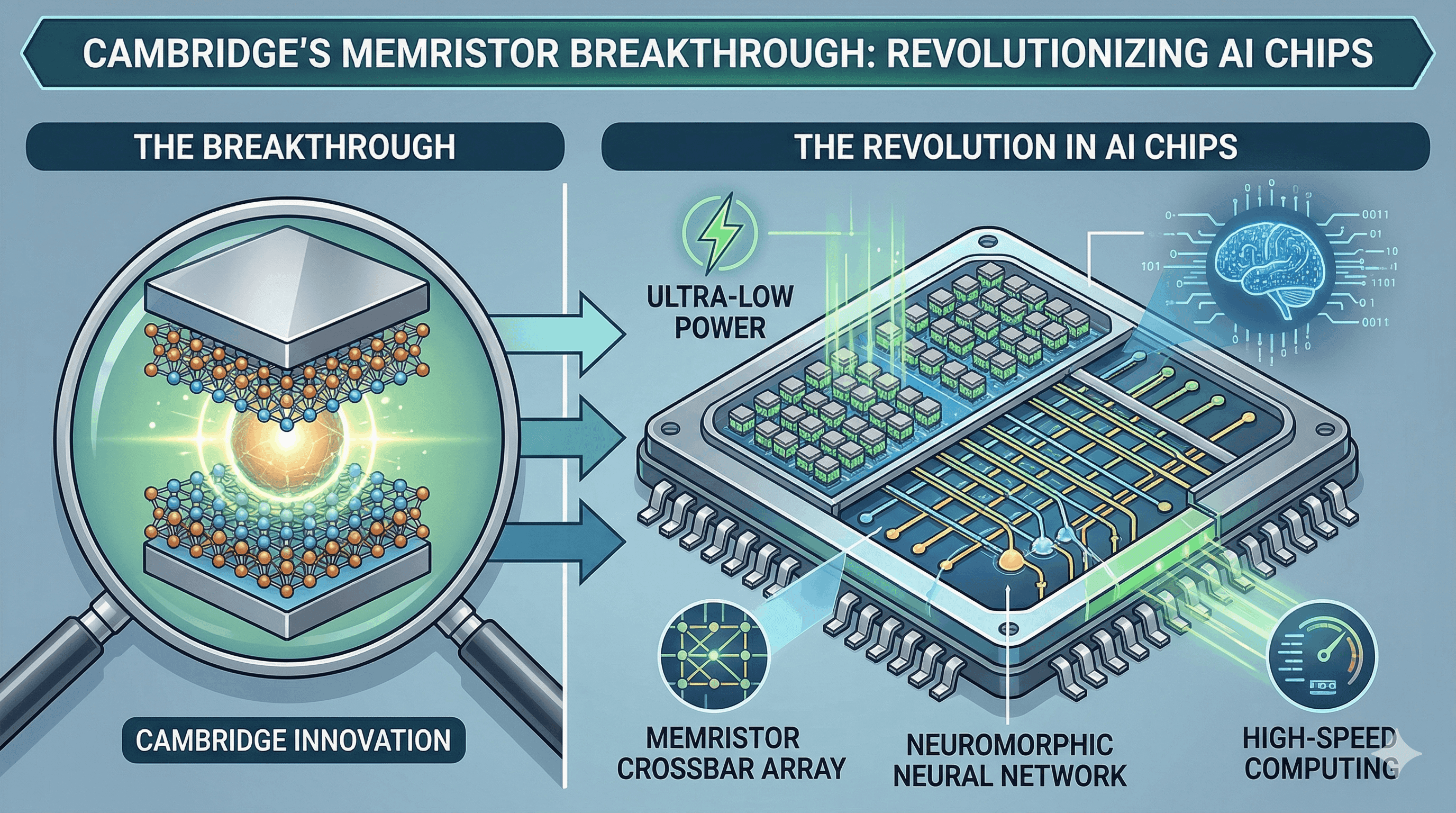 Cambridge's Memristor Breakthrough: Revolutionizing AI Chips