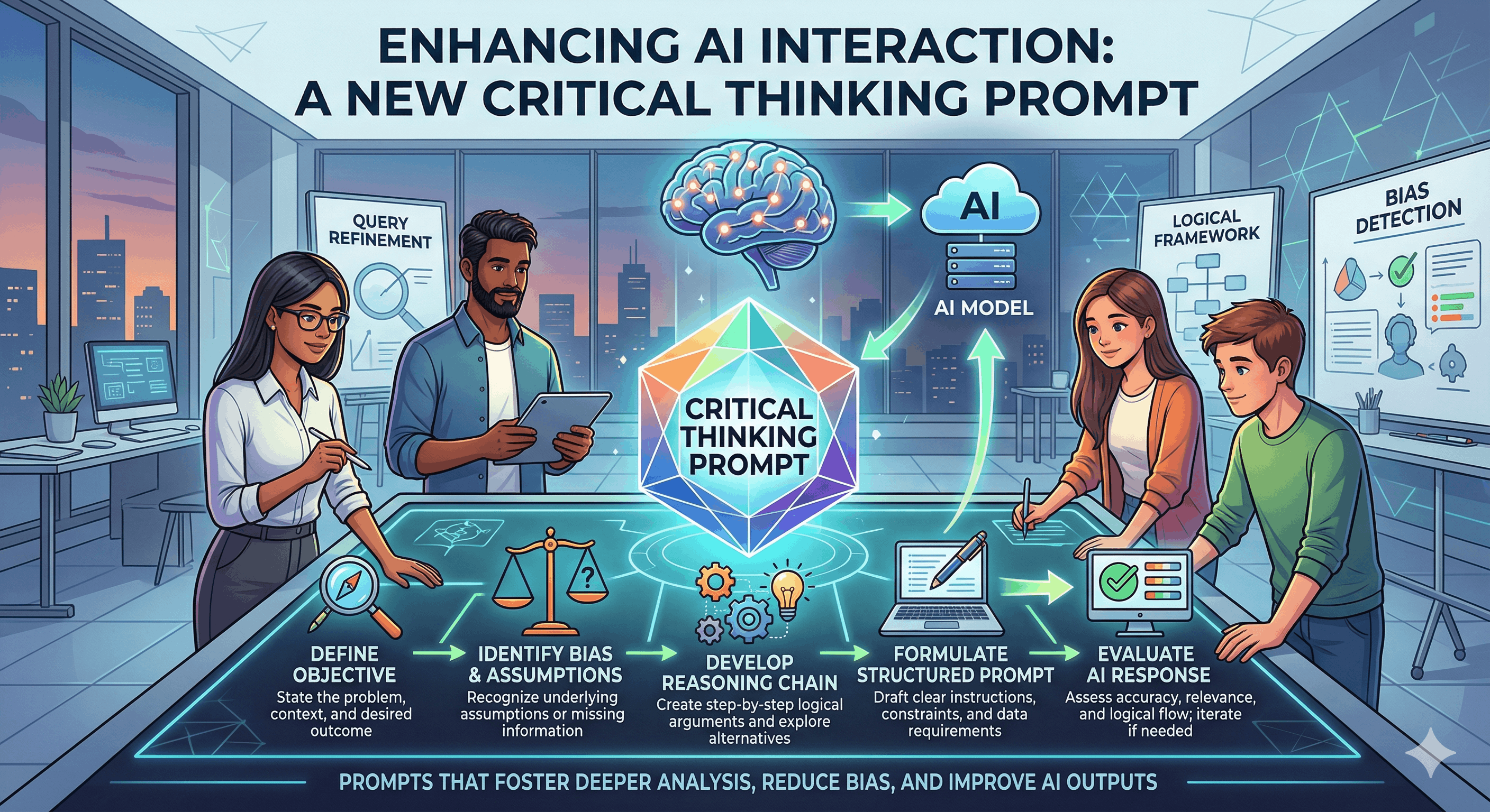 Enhancing AI Interaction: A New Critical Thinking Prompt