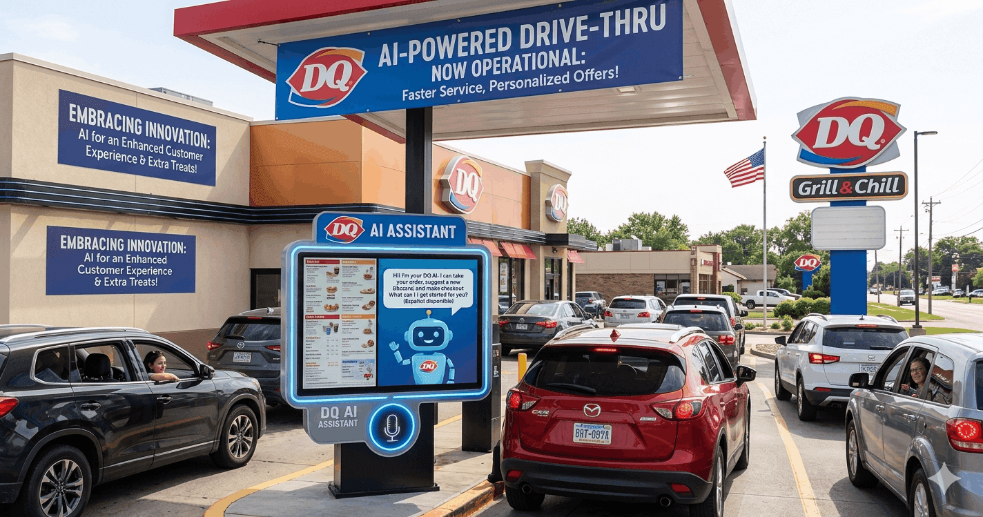 Dairy Queen Rolls Out AI Chatbot for Drive-Thrus