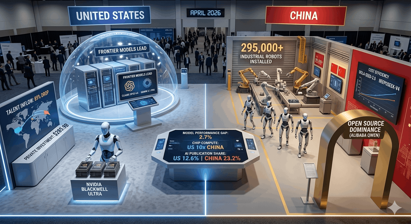 The AI Landscape: US vs. China in 2026