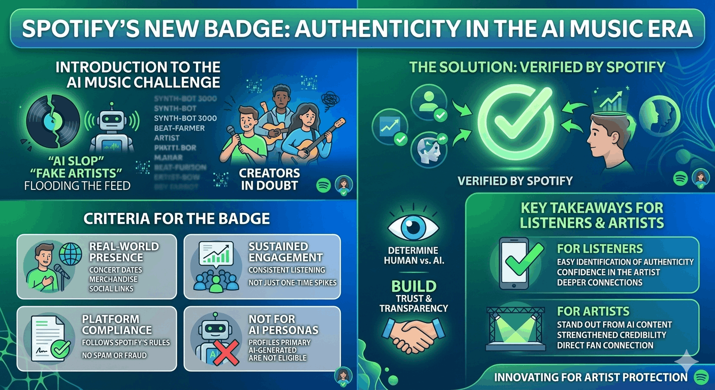 Spotify's New Badge: Authenticity in the AI Music Era