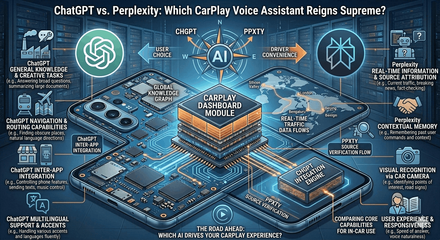 ChatGPT vs. Perplexity: Which CarPlay Voice Assistant Reigns Supreme?